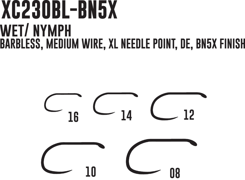 Umpqua XC230 Barbless Wet / Nymph Hook