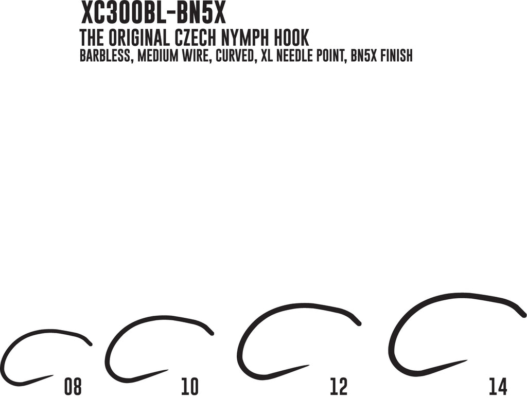 Umpqua XC300 Barbless Czech Nymph Hook
