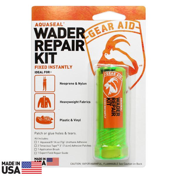  GEAR AID Wader and Boot Repair Kit for Neoprene and Breathable  Waders, Includes Aquaseal FD Adhesive and Patches, 2 Pack : Sports &  Outdoors