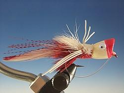 Bass Popper Red and White - The Trout Spot