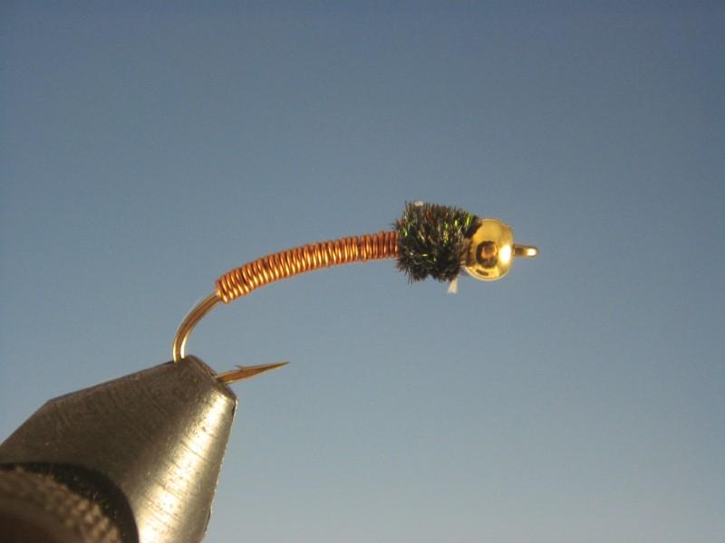 Beadhead Brassie Copper - The Trout Spot