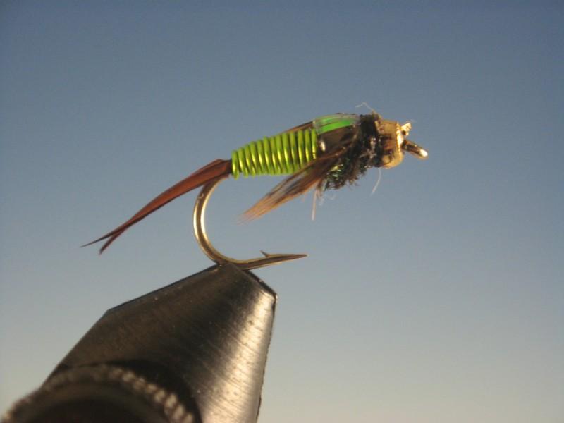 Beadhead Copper John Green - The Trout Spot