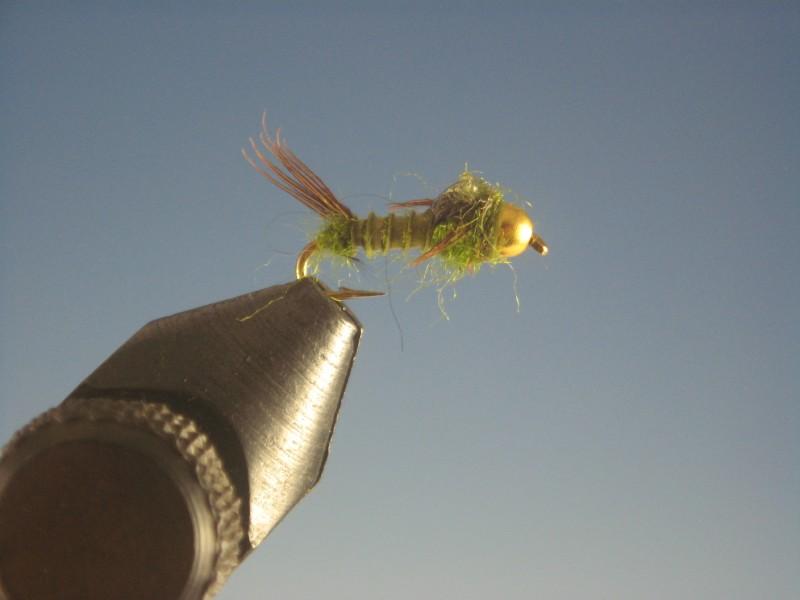 Beadhead Mayfly Olive - The Trout Spot