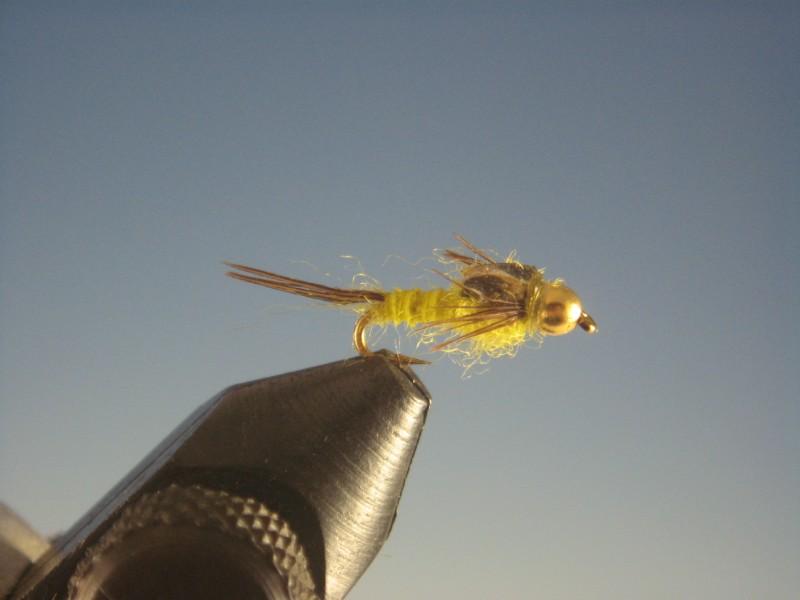 Beadhead Mayfly Yellow - The Trout Spot