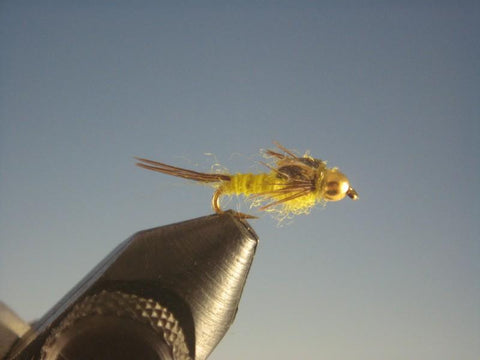 Beadhead Mayfly Yellow - The Trout Spot