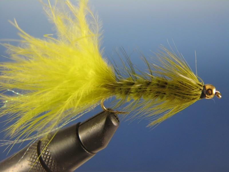 Beadhead Wooly Bugger Olive - The Trout Spot