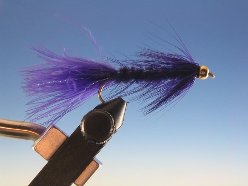 Beadhead Wooly Bugger Purple - The Trout Spot