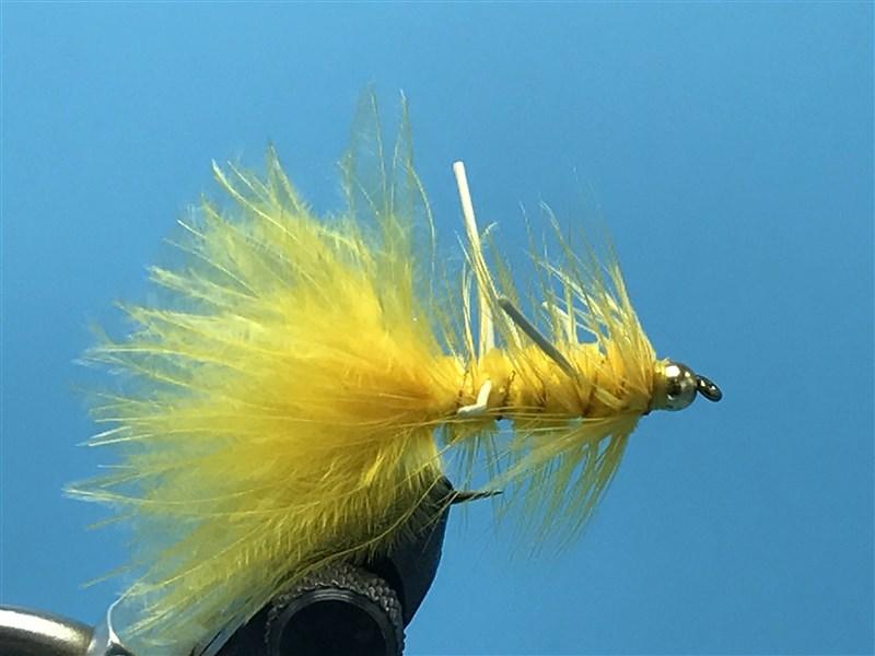 Beadhead Wooly Bugger Rubberlegs Yellow - The Trout Spot