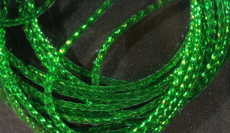 Hareline Dubbin Chironomid Braid Pearl  Peacock - The Trout Spot