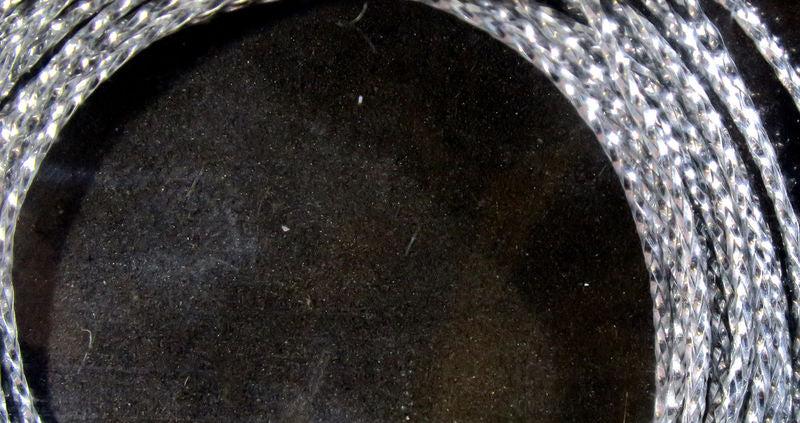 Hareline Dubbin Chironomid Braid Silver - The Trout Spot