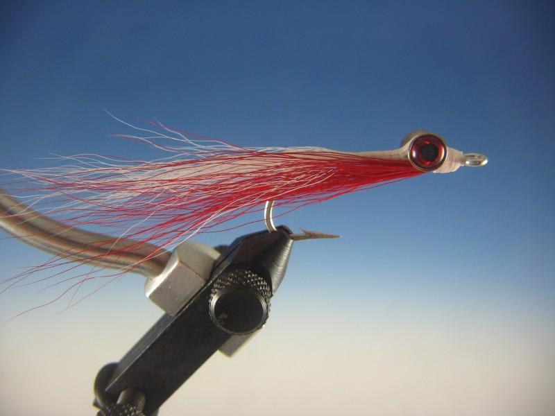 Clouser Minnow Red and White - The Trout Spot