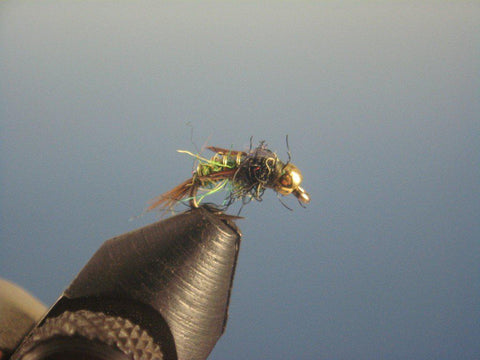Davies' Evil Weevil Olive - The Trout Spot