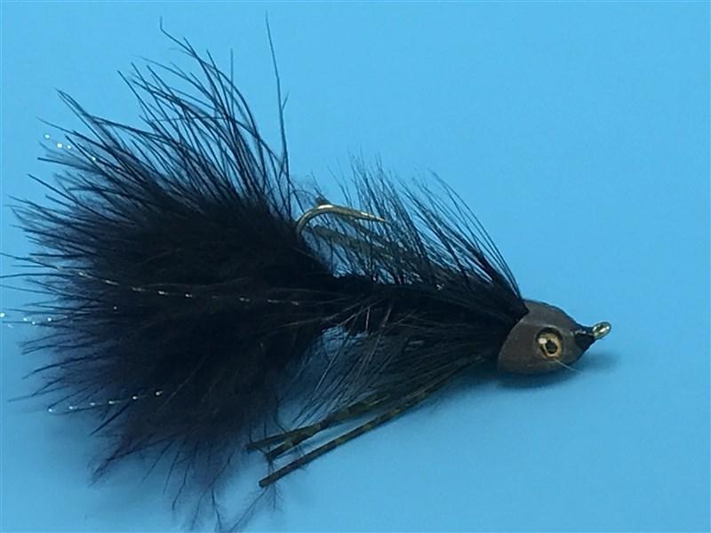 Fish-Skull Sculpin Bugger Black - The Trout Spot