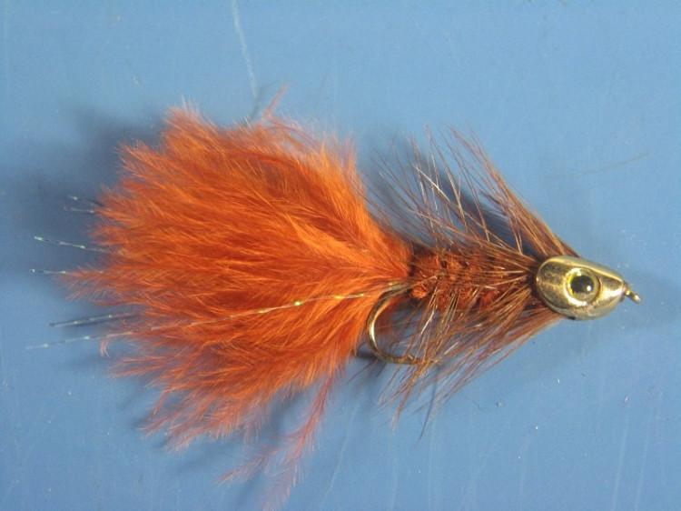 Fish-Skull Super Bugger Brown - The Trout Spot