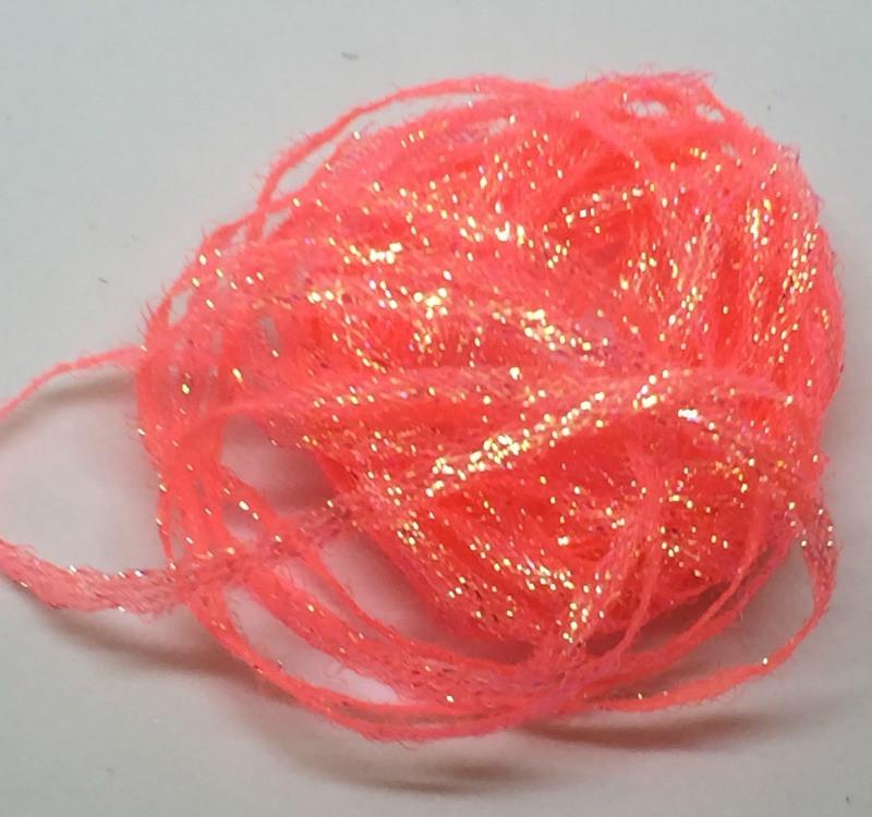 Hareline Flat Diamond Braid - Shrimp Pink
