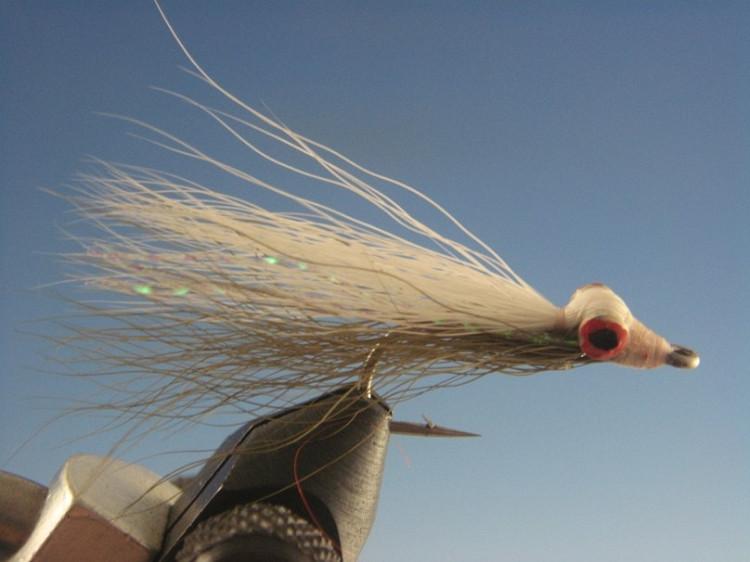 Freshwater Clouser Olive and White - The Trout Spot