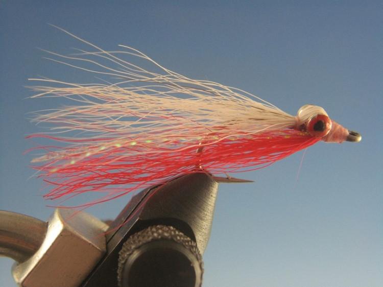 Freshwater Clouser Red and White - The Trout Spot