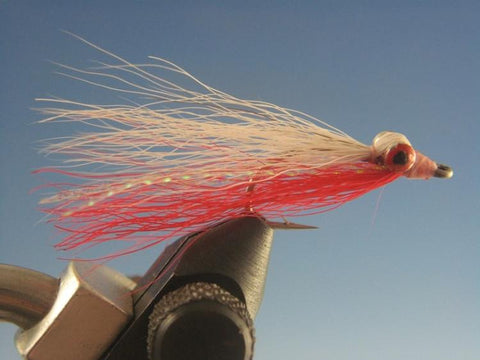 Freshwater Clouser Red and White - The Trout Spot