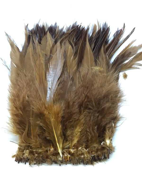 Hareline Dyed White Strung Saddle Hackle - The Trout Spot