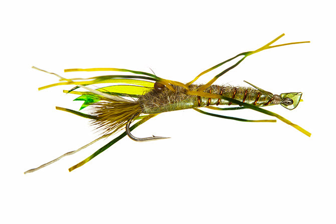 Kory's Crawdad Olive/Tan Size 4 - The Trout Spot