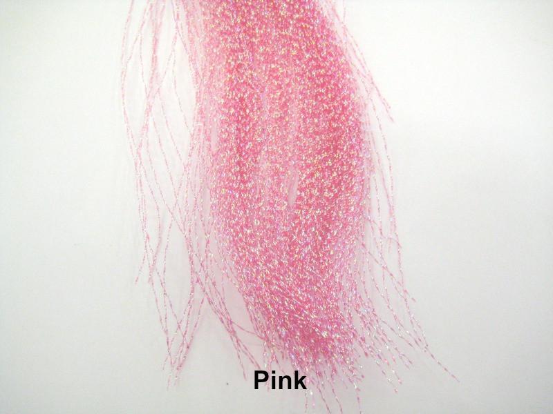 4x35cm Crystal Flash Fly Tying Materials Fishing Lure Tying Making Pink