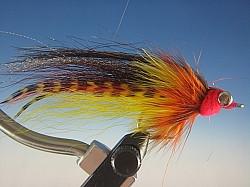 Lead Eye Whistler Style Orange and Yellow - The Trout Spot