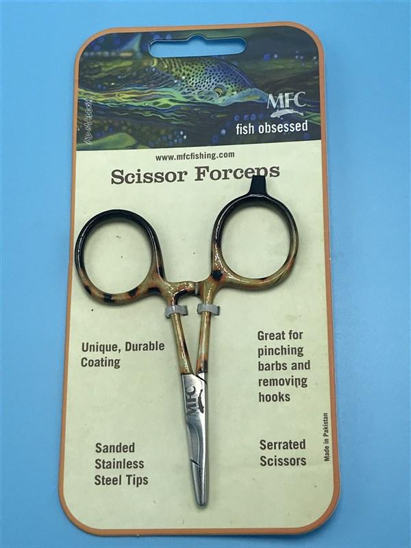 MFC River Camo 4 Scissor Forceps - The Trout Spot