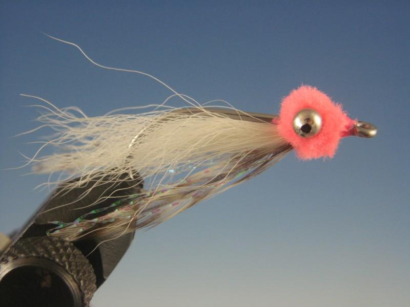 Mini Puff Pink Bonefish Fly - The Trout Spot