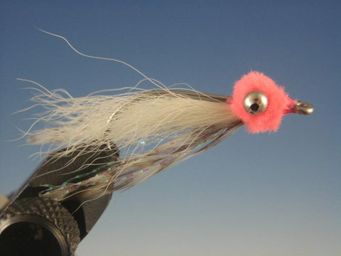 Mini Puff Pink Bonefish Fly - The Trout Spot