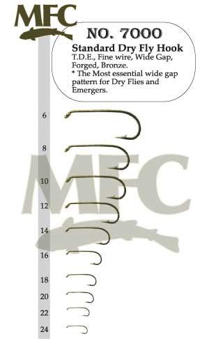 Montana Fly Company 7000 Standard Dry Fly Hook - The Trout Spot