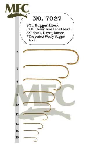 Montana Fly Company 7027 3XL Bugger Hook - The Trout Spot