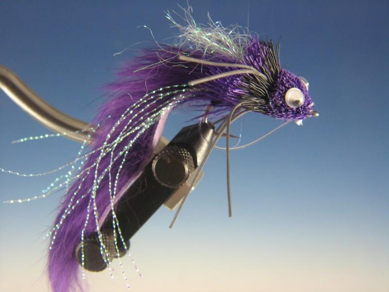 Rabbit Strip Diver Purple and Black - The Trout Spot