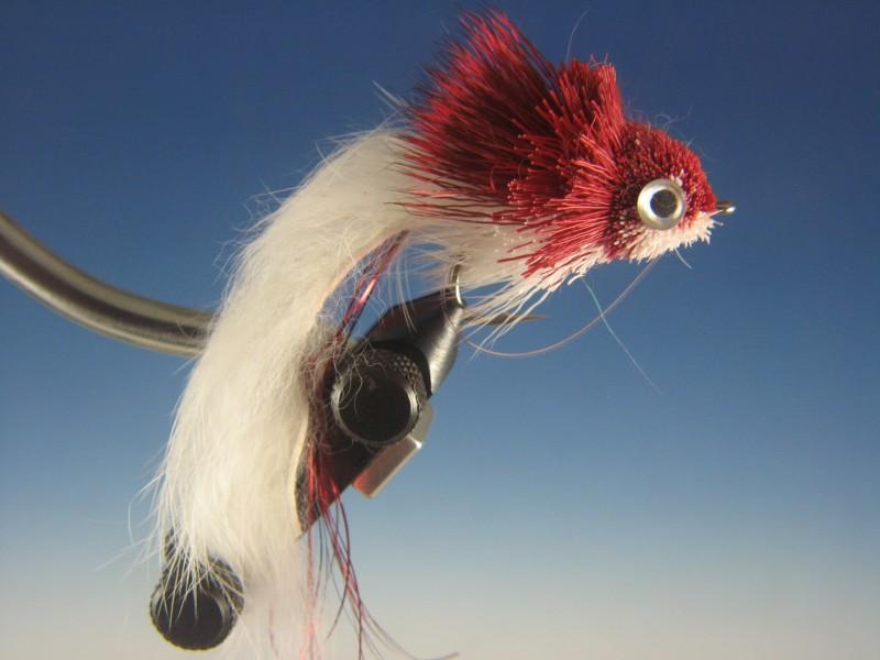 Rabbit Strip Diver Red and White - The Trout Spot