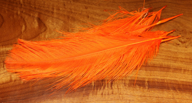 UV2 Raptor Hackle Fl Hot Orange