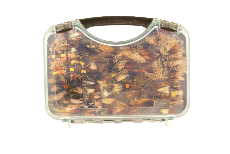 Double Sided Fly Box, ABS Fly Fishing Lure Box for River