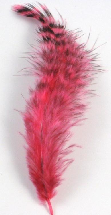 30 Penne Di Gallo Grizzly UV Hot Pink Per Fly Tying – Piume Per Costruire Mosche Artificiali