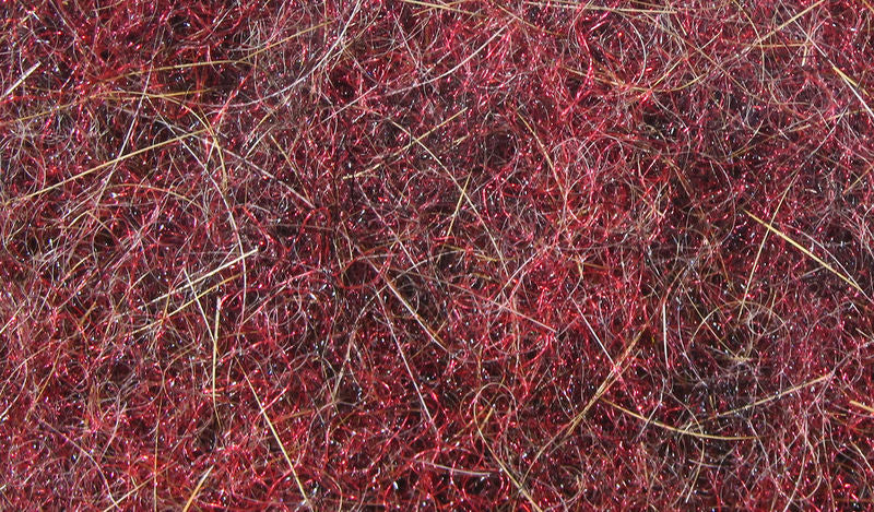 Hareline Dubbin Squirrel Blend - Red Black - The Trout Spot