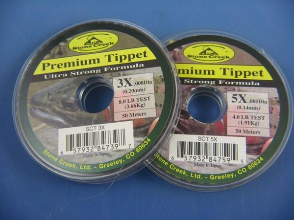 Stone Creek Ltd Monofilament Tippet 50 meters - The Trout Spot