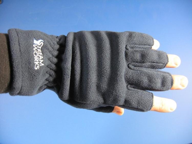 StreamWorks Artic Fleece Gloves 1/2 Finger - The Trout Spot
