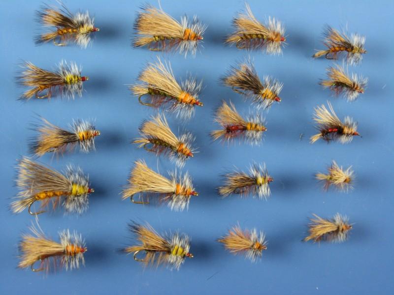 Basics Collection - Foam Hoppers Dry Fly Assortment - 10 Dry Fishing G
