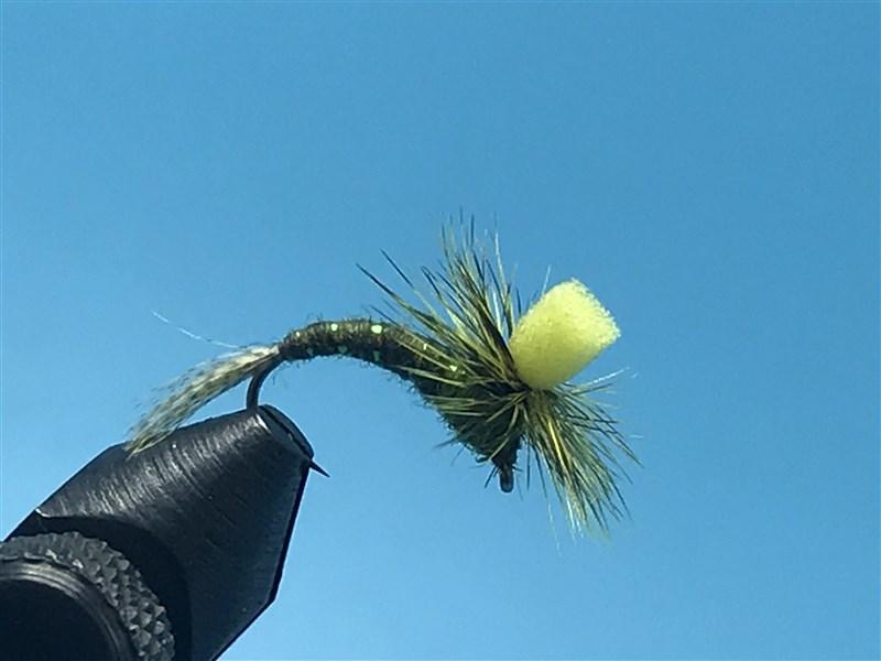 Travis HiVis Green Drake Para Emerger - The Trout Spot