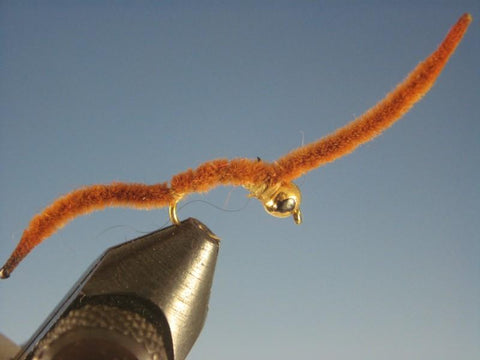 Tungsten Nymph Head San Juan Earth Worm - The Trout Spot