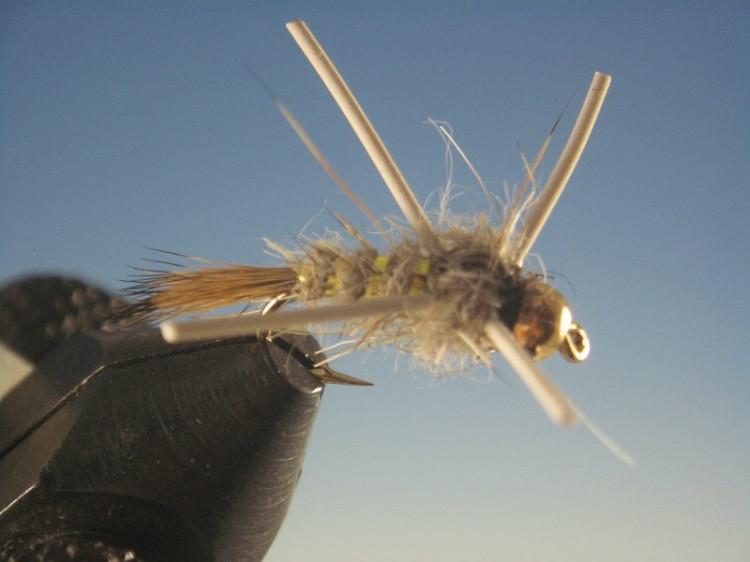 Tungsten Nymphhead Hares Ear Rubber Legs - The Trout Spot