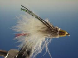 White Conehead Marabou Muddler - The Trout Spot