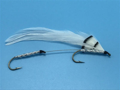 White Moth Tandem Streamer Fly - The Trout Spot